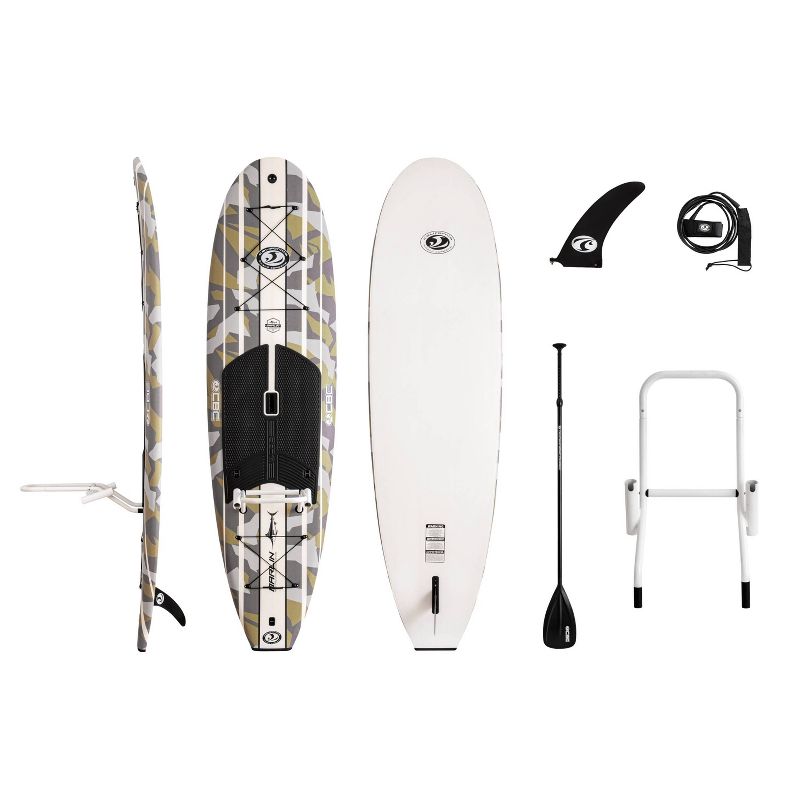 California Board Company Marlin 10&#39; Fishing Stand Up Paddleboards With Rod &#38; Gear Rack, 1 of 11