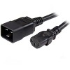 StarTech.com - Heavy Duty Extension Cord - Heavy Gauge Power Cable - Black - IEC C13 to IEC C20 - 15A 125V, 14AWG - 6ft - 2 of 2