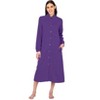 The Lakeside Collection Women's Snap Front Lounger Housecoat - 4 of 4