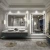 Apmir Super Bright Front & Back LED Lighted Anti-Fog Aluminum Alloy Framed Tempered Glass Bathroom/Vanity Mirror with ETL & 3-Year Warranty - 3 of 4