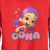 Boys' - Bubble Guppies - Oona Graphic Long Sleeve Fleece Sweatshirt - 2 of 4