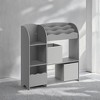 Toy and Book Organizer for Kids, Kids Bookshelf and Toy Storage, Storage Organizer with 2 Storage Boxes - 4 of 4