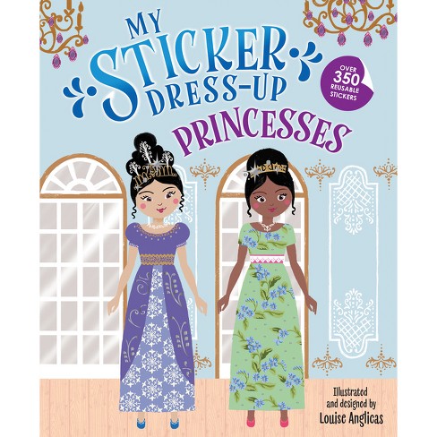 Dress up doll outlet sticker book