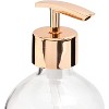 LunaLulinlk Clear Glass Soap Dispenser with Rose Gold Pump (16 oz, 2 Pack) - 3 of 4