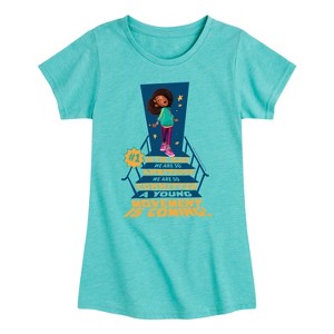 Girls' - Karma's World - Number One On The Block Fitted Short Sleeve Graphic T-Shirt - 1 of 4