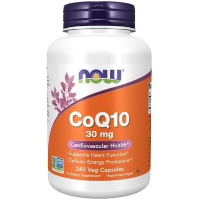 CoQ10 30mg by Now Foods  -  240 Capsule