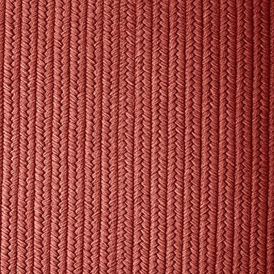 Rosewood Oval Braided Wool Blend Reversible Rug, 2x3 ft