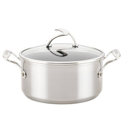 Circulon Next Generation Stainless Steel 4qt Covered Saucepot