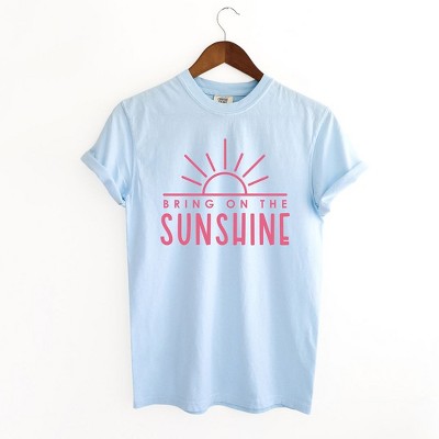 Simply Sage Market Women's Bring On The Sunshine Short Sleeve Garment Dyed Tee