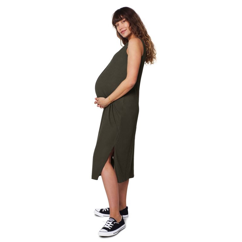 Ingrid & Isabel Maternity Relaxed Column Dress, 3 of 7