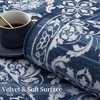 Modern Rugs Floral Print Mat Non-Slip Boho Low Pile Non-Shedding Carpet - 4 of 4