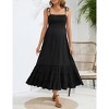 Clearlove Women's Sleeveless Maternity Dress Adjustable Strappy Summer Casual Swing Dress for Daily Wearing - 4 of 4