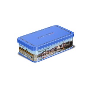 Straight from France Salted Butter Caramels with French Sea Salt, Gourmet Toffees in Brittany Themed Gift Tin 7 Oz - 1 of 4