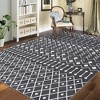 Area Rugs Washable Rugs Bedroom Decor Moroccan Throw Rugs Geometric Carpet Living Room Rug Modern Area Rug for Bedroom Boho Rug - 3 of 4