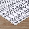 Coucheta Modern Geometric Area Rug Machine Washable Non-Slip Low Pile Carpet for Living Room Bedroom,  Multi-Color & Size - 3 of 4