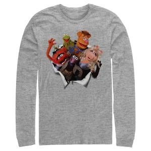 Men's The Muppets Breakout Long Sleeve Shirt - 1 of 4