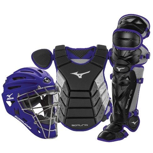 Mizuno Samurai Youth 14 Baseball Boxed Catcher s Gear Set 14 Youth Boys Size No Size In Color Black purple 9060 Target