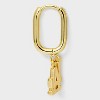 Bijoux Sport by Luv Aj MLB Gold Logo Huggie Earrings - 3 of 3