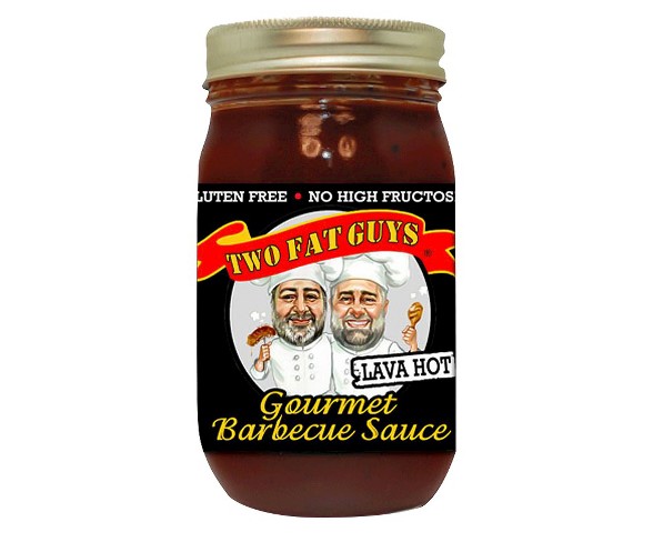 Two Fat Guys&#174; Lava Hot Gourmet Barbecue Sauce - 18oz