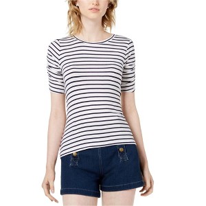 maison Jules Womens Striped Basic T-Shirt - 1 of 1