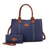MKF Collection Davina Vegan Leather Women’s Tote Bag with wallet by Mia K - 2 of 4