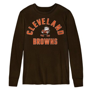 NFL Cleveland Browns Boys' Long Sleeve Core T-Shirt - 1 of 1