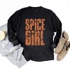 Spice Girl Block Distressed - Women's Garment Dyed Long Sleeve Graphic T-Shirt - 2 of 4