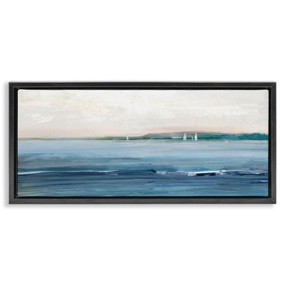 Stupell Industries Morning Sky Abstract Ocean, 31" x 14"