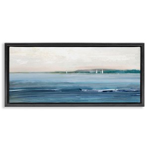 Stupell Industries Morning Sky Abstract Ocean, 31" x 14" - 1 of 4
