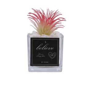 Unique Bargains Fake Plant Tree Plastic Green 1.97"x1.97"x5.91" 1 Pc - 1 of 4