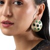 SOHI Women's Emerald Green Emerald Cascade Stud Earrings - 4 of 4
