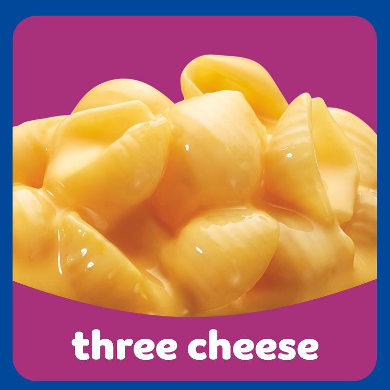Kraft Three Cheese Mac and Cheese Dinner with Mini-Shell Pasta - 7.25oz, 4 of 10