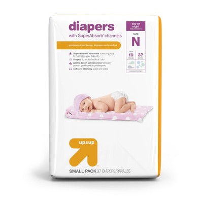 Diapers Small Pack - Size Newborn - 37ct - up & up™