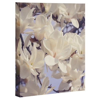 Catherine Mcdonald Asian Magnolias Art Canvas - Deny Designs