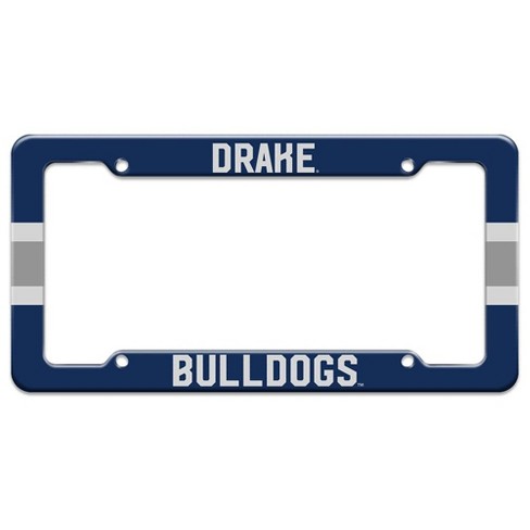 Drake University Stripe License Plate Tag Frame - image 1 of 4