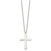 Black Bow Jewelry Stainless Steel Polished Cross Necklace, 18 Inch - 2 of 4