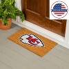 EvergreenNFLKansas City Chiefs Logo Natural Coir 28 x 16 Inches Indoor Outdoor Doormat - 2 of 4