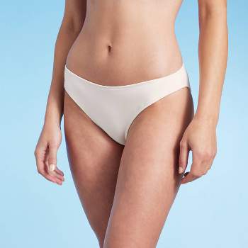 Women's Cheeky Bikini Bottom - Shade & Shore™ Off-White