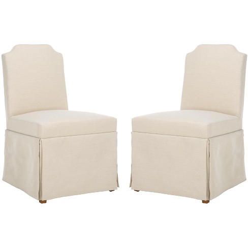 Clarste Dining Chair set Of 2 Sand Safavieh Target