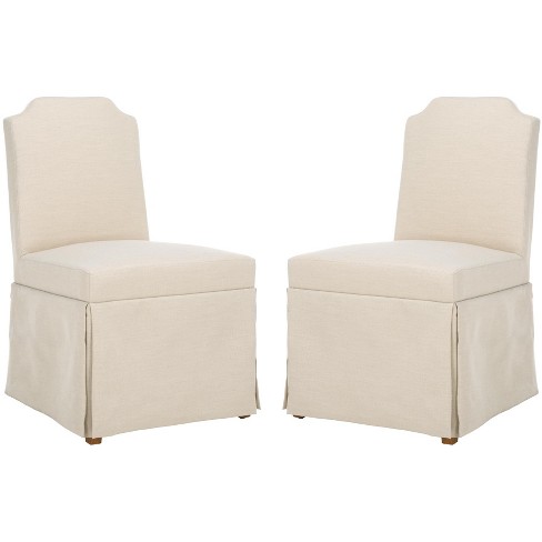 Clarste Dining Chair set Of 2 Sand Safavieh Target