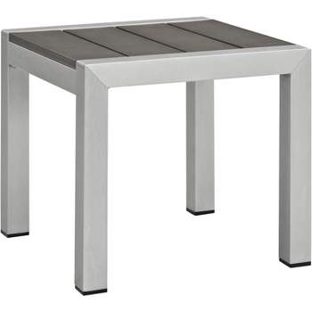 Modway Shore Outdoor Patio Aluminum Side Table