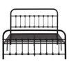 Karl Home Single-Layer Black Queen Size Iron Bed Frame with Shell Decoration - 3 of 4