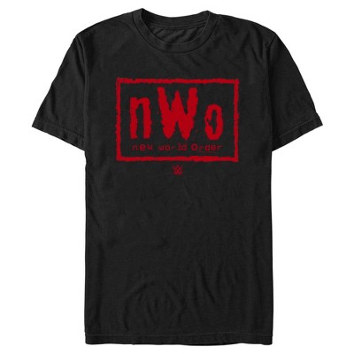 Men's Wwe Red Order Logo T-shirt - Black - Large : Target