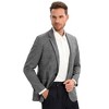 Men's Sport Coats & Blazers Linen Suit Jacket Casual Blazer for Men One Button - 3 of 4