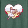 Women's - Wizard of Oz - Dorthy And Toto Heart Lightweight French Terry Slouchy - 2 of 4