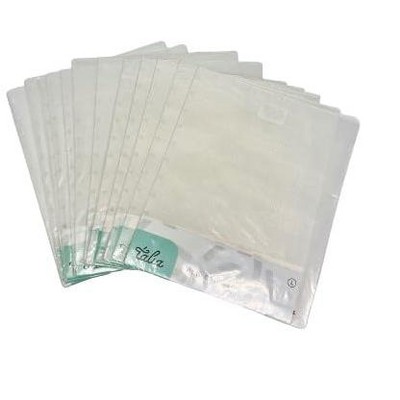 Talia Plastic Discbound Discs and Covers. (Clear 12pk (no discs), Letter Set)