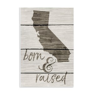 Stupell Industries Born And Raised California, 15" x 10" - 1 of 4