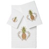 Linum Home Textiles 100% Turkish Cotton WELCOME Embellished Towel Set - 2 of 4