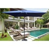 CAVINAS 6x9 FT Cantilever Patio Umbrella, Waterproof and Windproof Design with Crank, Beach Umbrella, without Base - 3 of 4