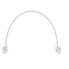 Monoprice Cat6 Ethernet Patch Cable - 1 Feet - White | Stranded, 550MHz, UTP, Pure Bare Copper Wire, 36AWG  - Micro SlimRun Series - 4 of 4